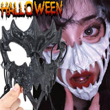 DAIIIBABYYY  -  1PCS Party Skull Mask Long Teeth Demon Skeleton Half Face Mask Wolf Dragon Tiger Houjuu Nue Mask Cosplay Halloween Costume Props