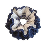 Daiiibabyyy  1pc New lace plaid large intestine loop simple ponytail temperament headband casual meatball headband