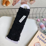 Daiiibabyyy  Women's Summer Spring Long Socks Jk Lolita White Bow Lace Harajuku Fashion Kawaii Sweet Style Girls GiftPile Pile Calf Socks