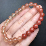 DAIIIBABYYY  -  7.2MM Natural Gradient Andes Quartz Bracelet Reiki Healing Fengshui Stone Fashion Jewelry For Women Holiday Gift 1PCS