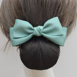 Daiiibabyyy  Vintage Ribbon Bowknot Spring Clip Headwear Korean Style Bun Snood Hairpin Hair Accessories Nurse Hair Clip Bank