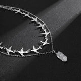 Daiiibabyyy  New Fashion Women Ladies Brooch Letter Crystal Princess Cute Trend Personality Anti Slip Buckle Fixed Clothing Accessories