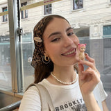 Daiiibabyyy  Fashion Acrylic Hair Pins for Women Girls Rhinestone Snap Hair Clips Decorative Hairpins Cute Y2K Barrette Hair Accessories