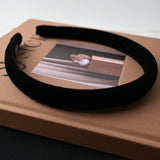 DAIIIBABYYY  -  High Grade Dark Red Velet Autumn Winter Hairbands for Girls and Women Headwear Hair Bands Hair Accessories