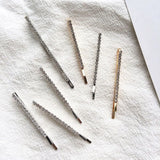 Daiiibabyyy  Shiny Rhinestone Hairpins for Women Fashion Simple Gold Silver Color Hair Clip Girl Hair Accessories Hairgrips Jewelry Gift