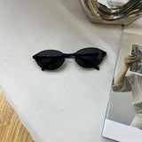 Daiiibabyyy  Oval Shape Woman Sunglasses Korean Style UV400 Protection Sun Glasses Man High Quality Female Sunglass
