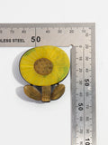 Daiiibabyyy  Vintage Acrylic Big Sunflower Brooches for Women Girls Fashion Flower Plants Brooch Lapel Pins Handmade Clothing Jewelry Gifts