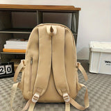 Daiiibabyyy  Backpack Simple Large Capacity Sports Travel Backpack Junior High School Leisure Backpack Tutorial Bag