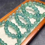 DAIIIBABYYY  -  Green Fluorite Bracelet String Charms Fashion Personalized Men Women Gemstone Jewelry Lovers Gift 1PCS 9/11MM