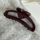DAIIIBABYYY  -  French Acetate Large Ankola Red Grab Clip Female Shark Clip New Premium Hairpin Hair Accessories