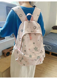 Daiiibabyyy  Fashion Kawaii Y2k Backpack Preppy Cute Star Print Girls Schoolbags High-capacity Outdoor Travel Backpacks for Women Students