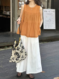 DAIIIBABYYY  -  Summer New Top Design Feels Small, Loose, Slim, and Fairy Sleeveless Doll Shirt