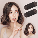DAIIIBABYYY  -  Fluffy Hair Roots Black Magical Tape Clips High Cranial Crest for Women Natural Invisible Hairpin Tuck Comb Salon Shaped Fixator
