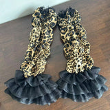 DAIIIBABYYY  -  Lolita Jk Lace Fingerless Gloves Women Bow Kawaii White Lace Sleeve Cover Ballet Strap Y2K Cosplay JK Clothing Accessories