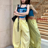 DAIIIBABYYY  -  Retro Printed Suspender Women's Summer Pure Lace Streamer Slim Vest