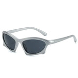 DAIIIBABYYY  -  Summer new cross-border modern retro sunglasses trendy street photography glasses European and American fashion futuristic