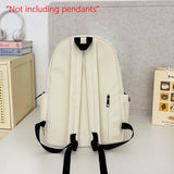 Daiiibabyyy  Backpack for College Students, Simple and Versatile Design, Large Capacity Backpack for Junior High School Students, Backpack