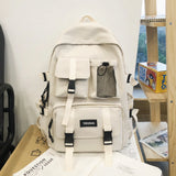 Daiiibabyyy  Multifunctional Teenager Laptop Backpack Women Cool Canvas School Bag High Quality Student Backpacks Boy Girl Fashion Schoolbag