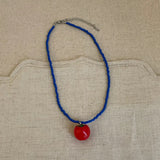 DAIIIBABYYY  -  Colorful Adjustable Resin Bead Necklace Fruit Pendant Clavicle Chain Jewelry