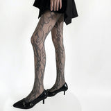 Daiiibabyyy  Sexy Slim Y2k Body Stockings Pantyhose Women Lingerie Women Tights Hollow Out Sexy Lace Mesh Fishnet Stockings Pantyhoses Tights