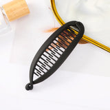 Daiiibabyyy  Banana Clip Vertical Hair Clip Ponytail Hair Clip Women Fashion Twist Clip Large Hair Volume  Headdress Hair Accessories