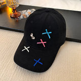 Daiiibabyyy  Women's Baseball Caps New Korean Bow Dopamine Sweet Cute Simple Fashionable Versatile Visors Vacation Sun Shading Caps For Girl