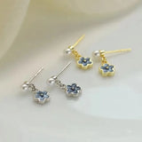 Daiiibabyyy  Elegant Imitation Pearl Flower Stud Earrings for Women New Trend Temperament Dangle Earring Party Jewelry Gifts