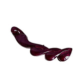 DAIIIBABYYY  -  Korean Simple Banana Clip High Ponytail Claw Clip Ponytail Holder Women Girls Barrettes Headwear Hair Accessories Braiding Tools