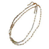 DAIIIBABYYY  -  High-grade bamboo necklace light luxury retro simple clavicle chain