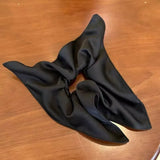 Daiiibabyyy  Square Hair Ties Scrunchies Women Elastic Hair Rope Bands Ponytail Holders Tie Hair Hoop Large Scrunchy Rubber Bands