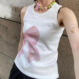 DAIIIBABYYY  -  Yedinas Hotsweet Print Floral Tank Tops Sleeveless Summer Tops 2000s Clothes Y2k Harajuku Slim Koean Fashion Tanktop Chic