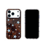 Daiiibabyyy  Whirlpool IND Melad Leopard Blue Star Phone Case for iPhone 11 12 13 14 15 16 17 Pro Max