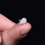 DAIIIBABYYY  -  1pcs New Style Stainless Steel Ear Piercing Cz Stud Earrings Snake Moon Round Ball Arc Cartilage Helix Conch Screw Back Earring