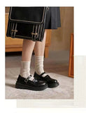 DAIIIBABYYY  -  Autumn Black Japanese Kawaii Sandals Women College Style Sweet Mary Janes Shoes Ladies Buckle Design Casual Platform Shoes