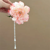DAIIIBABYYY  -  Sweety Bohemia Hair Claw For Women Rhinestones Butterfly Flower Tassel Shark Gripper Summer Fairy Gauze Flower Hair Clip Hairpin