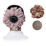 Daiiibabyyy  Big Size Chiffon Scrunchies For Muslim Women Custom Elastic Volumizing Oversized Neat stitching Malaysian Bunch Hair Tie