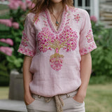 Daiiibabyyy  Autumn Ele 3D Printed Long Sve irt Women's Faionable Trans-oulder Design PU Material Thin And Non-Sinking