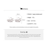 Daiiibabyyy  Silver Needle Pearl String Tassel C-shaped Drop Earrings 2025 Simple French Temperament Earring for Women Wholesale