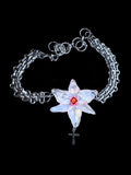 DAIIIBABYYY  -   New Thorn Lily Necklace Neo-Gothic Style For Women Copper Alloy Jewelry Party Gifts