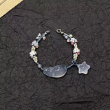 DAIIIBABYYY  -  Vintage Blue Star Cat Weaving Bracelet