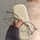 Daiiibabyyy  Round Shape Women Eyeglass Frames High Quality TR90 Material Man Glasses Blue Light Blocking Women's Glasses Frame