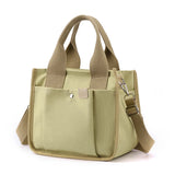 Daiiibabyyy  Large capacity canvas handbag, durable handle, functional design for daily use, work, travel, and shopping