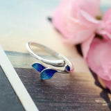 Daiiibabyyy  Green Enamel Leaf Ring Adjustable Oil Drop Open Ring Women's Ring for Ladies Personality Daily Holiday Party Jewelry Accessories
