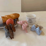 Daiiibabyyy  1 Pcs Women's Hair Grabs Cartoon Teddy Bear Bow Cute Kawaii Hair Claws Fashionable Sweet Versatile Hair Accessories For Girl