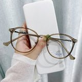 Daiiibabyyy  Men's and Women's Portable Reading Glasses, Fashionable Ultra Light Glasses, Anti Blue Light Presbyopia Glasses, 0 To+400