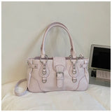 Daiiibabyyy  New Women Casual Simple Handbags Office Lady Chic Korean Fashion Shoulder Bag Y2k Aesthetic Female All Match Underarm Bag