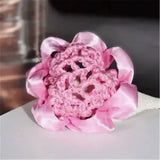 Daiiibabyyy  Hair Accessories Sweet For Girls Nurse For Women Dance Hair Net Hairgrips Cover Net Ponytail Holder Korean Bun Snood