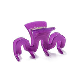 DAIIIBABYYY  -  8.8cm Medium Size Hair Claw Hairclip with Squares Headwear Accessories for Girls  Wave Shaped Euro-American Style INS