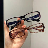 Vintage Japanese Small Black Square Frame Glasses Y2K Sweet Cool Spicy Girl Anti Blue Light Cosplay Photography Eyeglasses
