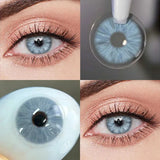 Daiiibabyyy  1Pair PATTAYA Fashion Makeup Beauty Contacts Lenses Soft Half Year Green Contacts Eyes New York Myopia Color Lenses